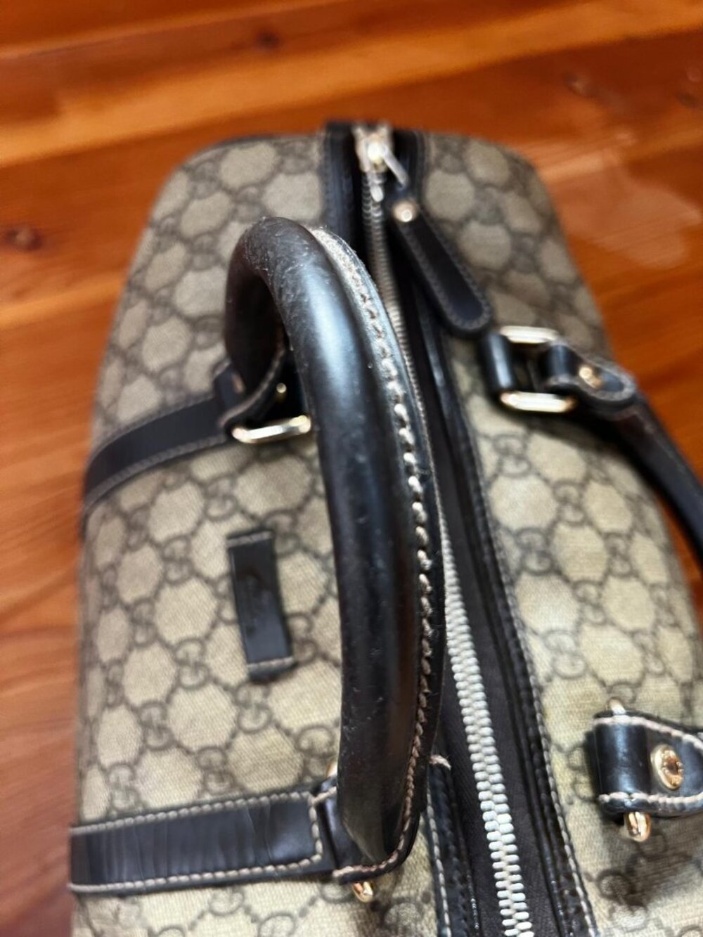 Gucci Boston Bag coated canvas Medium - Picture 3 of 11